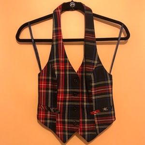 H&M Plaid Vest